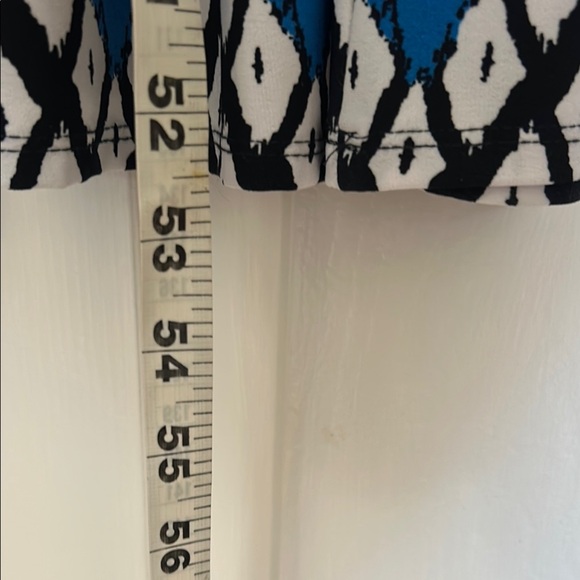 Chico's Black and Blue Maxi Dress Elegant Design - Picture 3 of 9